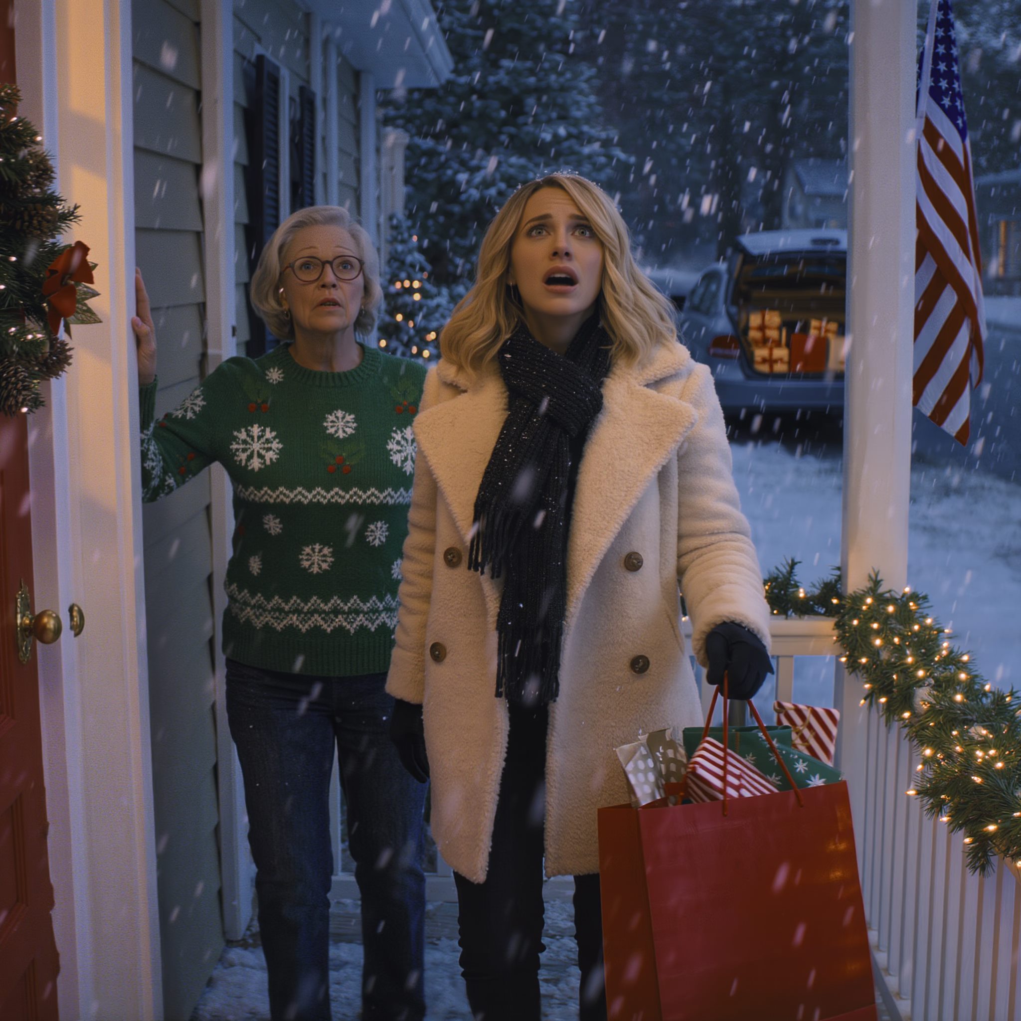 Home for Christmas, but my mom opened the door and said, ‘You...